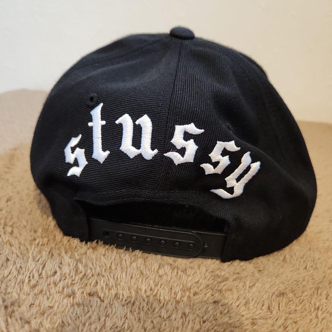 stussy 黒 キャップ