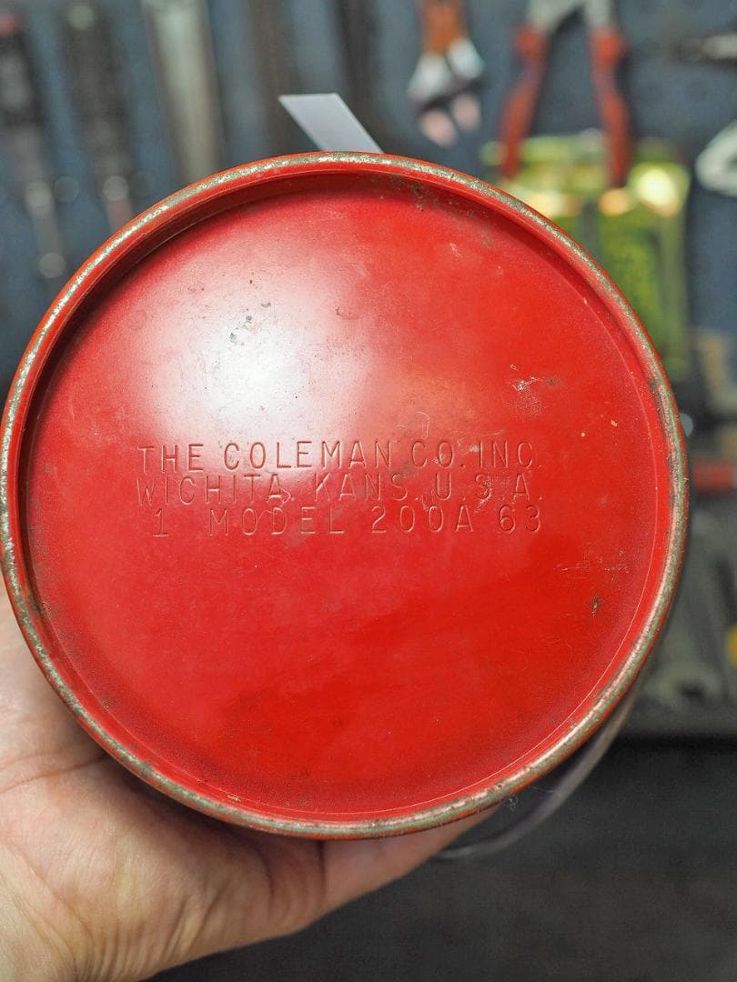 1963年1月 コールマン 200A ランタン （通称レッドボーダー）u12