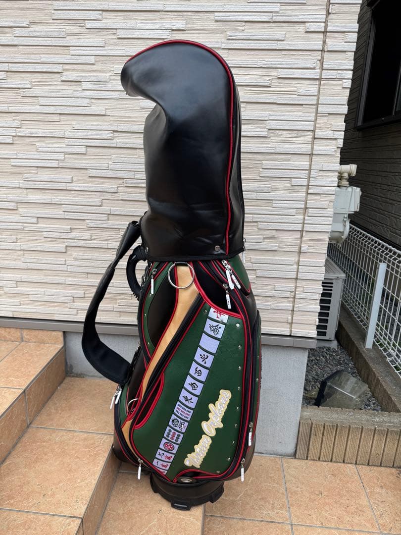 ゴルフ　キャディバッグ　麻雀