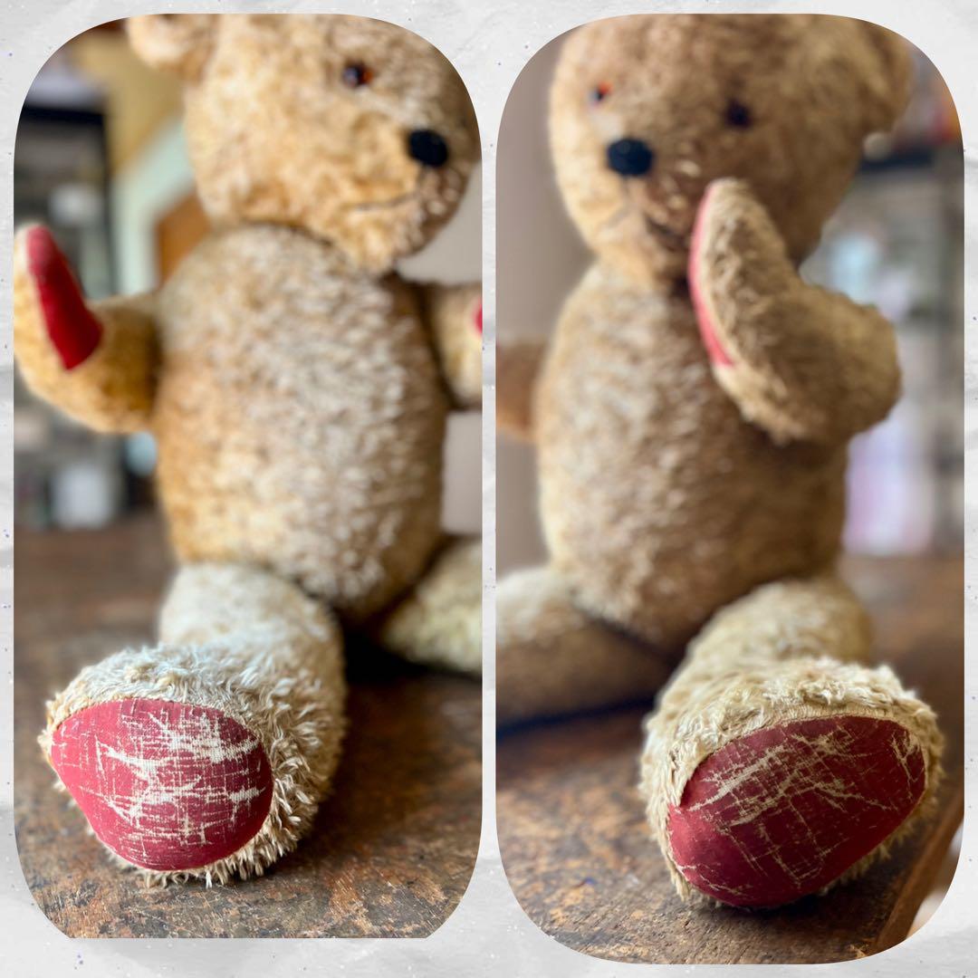 ヴィンテージ　クマのぬいぐるみ　テディベア　アンティーク　50㎝　ノーマーク