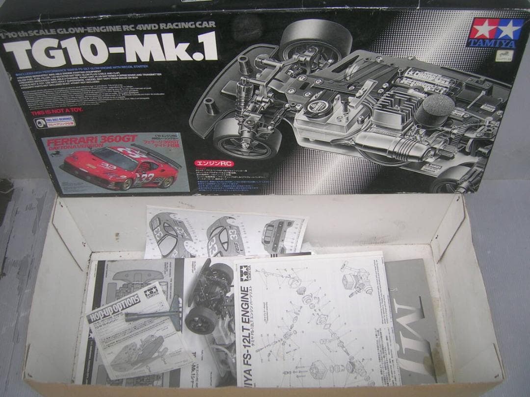 すぐ遊べる調整済。電動では味わえない快感！エンジンカー入門タミヤ TG10Mk1