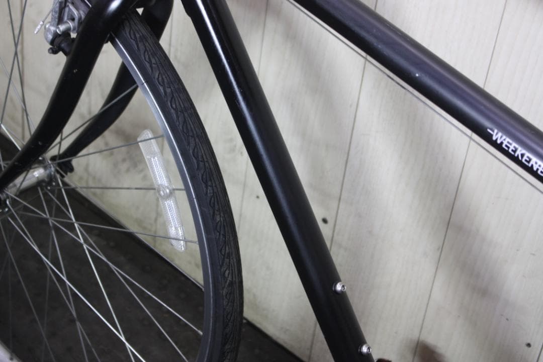 あさひ製WEEKEND アルミ 700C 7速 510mm BLACK系 クロス