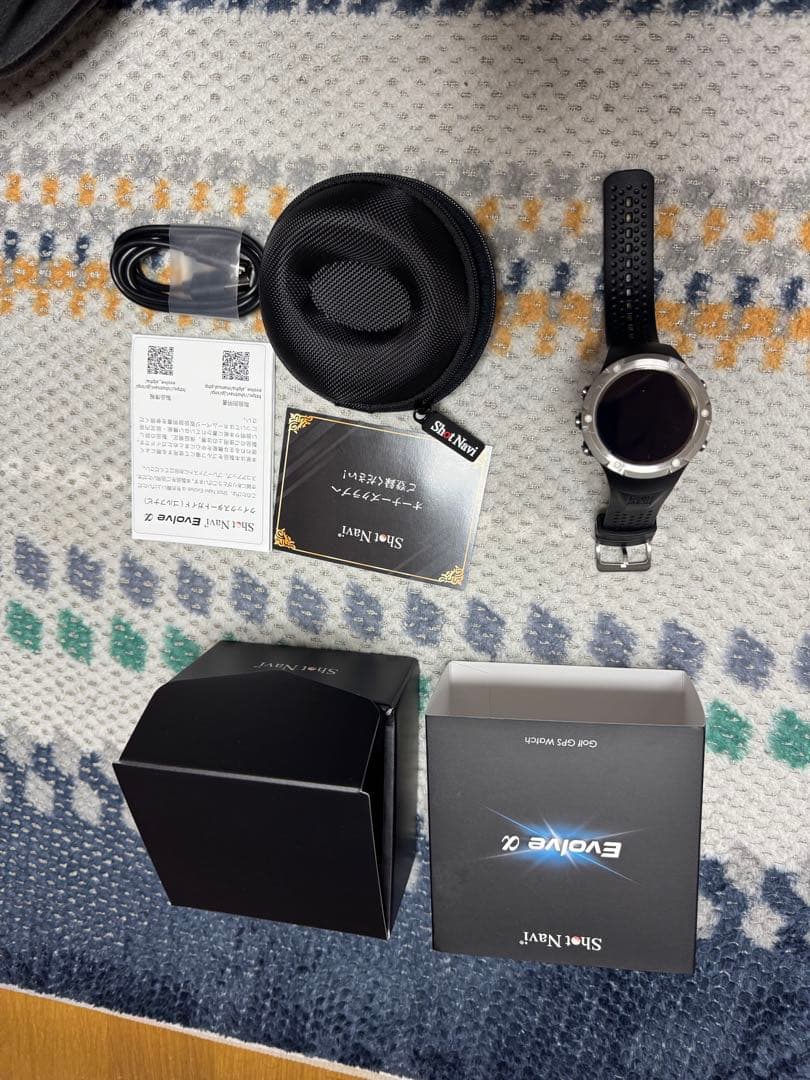ショットナビ Evolve α ゴルフ GPS ウォッチ