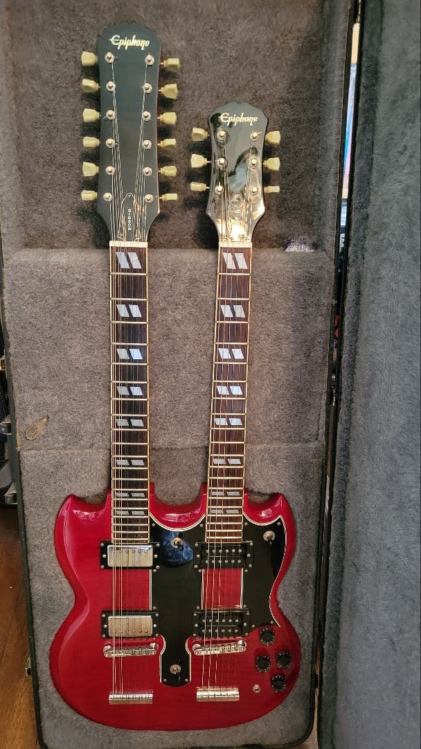 エピオンEpiphoneダブルネックギター