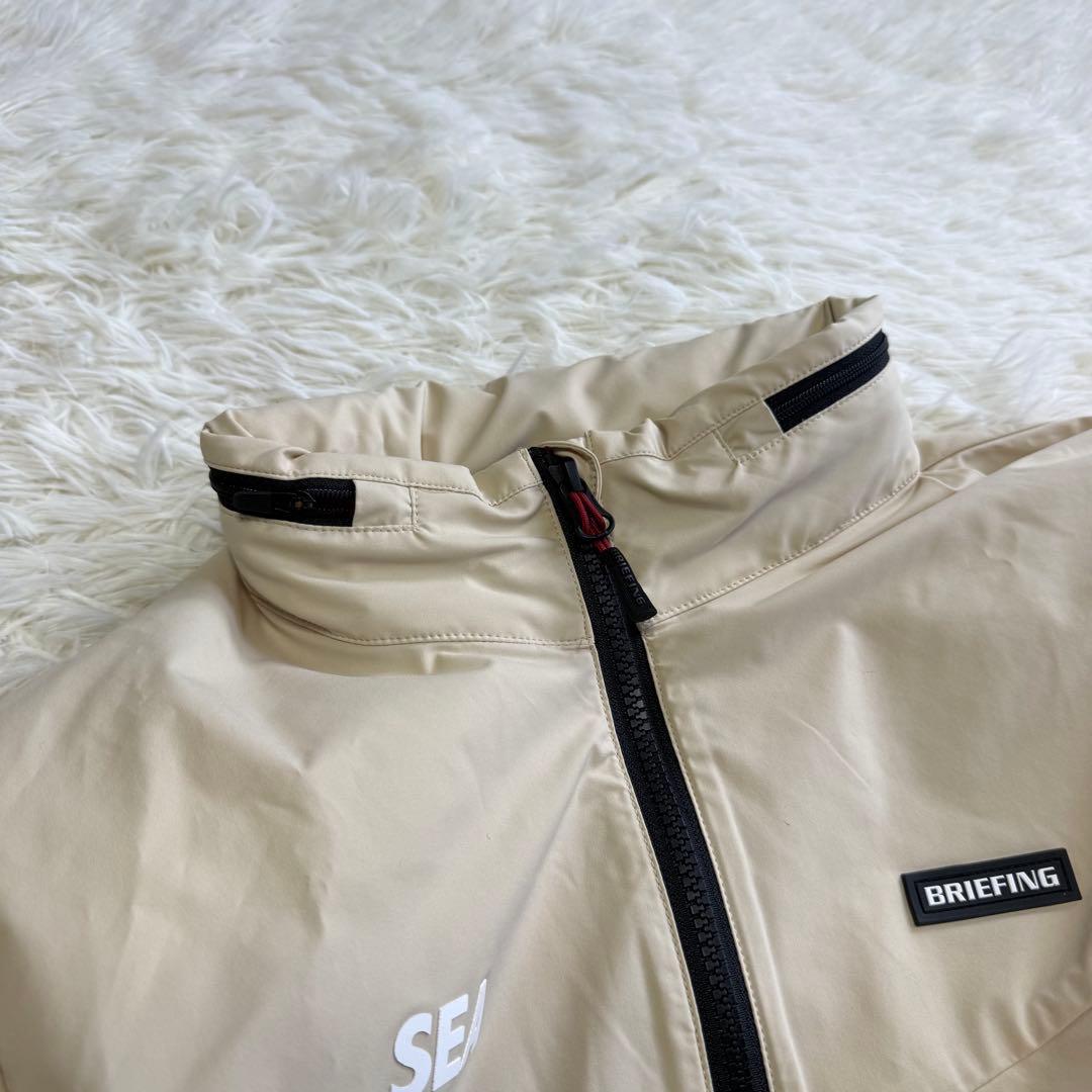 【ブリーフィングゴルフ】即完売品 コラボ ウィンダンシー ベージュM メンズ