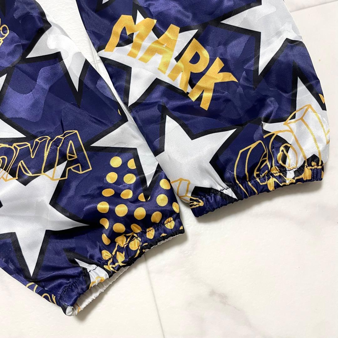 極美品 キムタク着用 マークアンドロナ ナイロンジャケット 星柄 迷彩 50