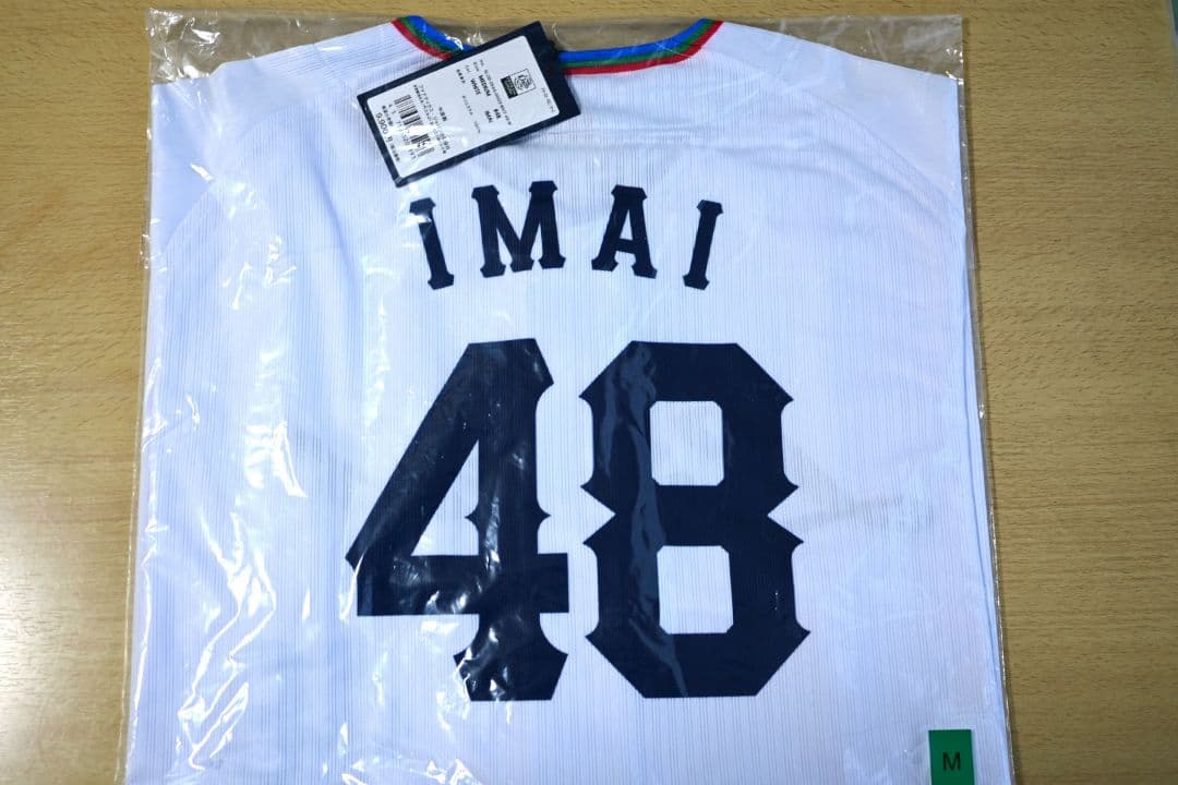 埼玉西武ライオンズ 今井達也 48 75周年記念レプリカユニフォーム M