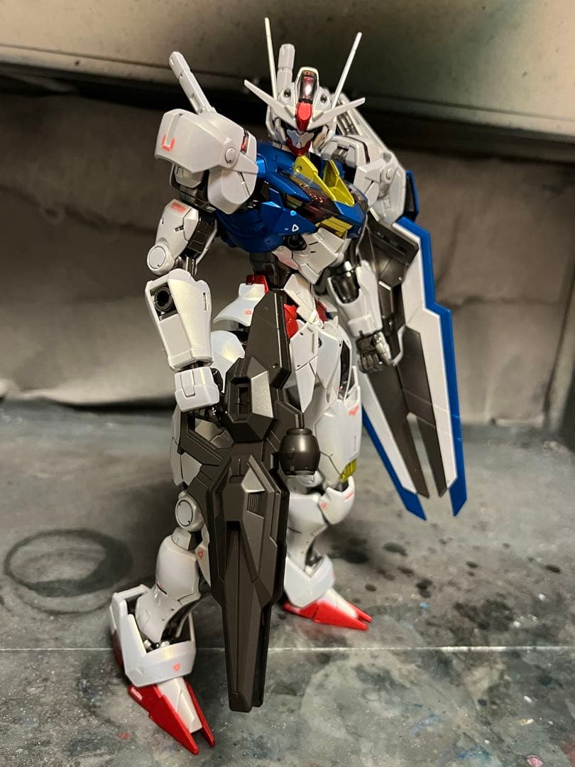 フルメカニクス　ガンダムエアリアル　パール、メタリック塗装