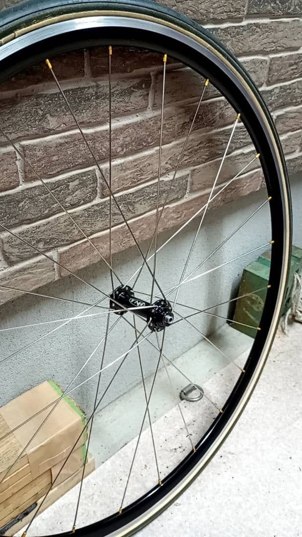 ロードバイク　チューブラーホイール前後セット