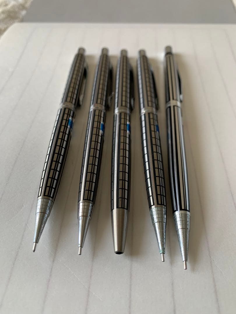 プラチナ 蝕刻 ボールペン・シャープペンシル ほか 5本まとめ売り