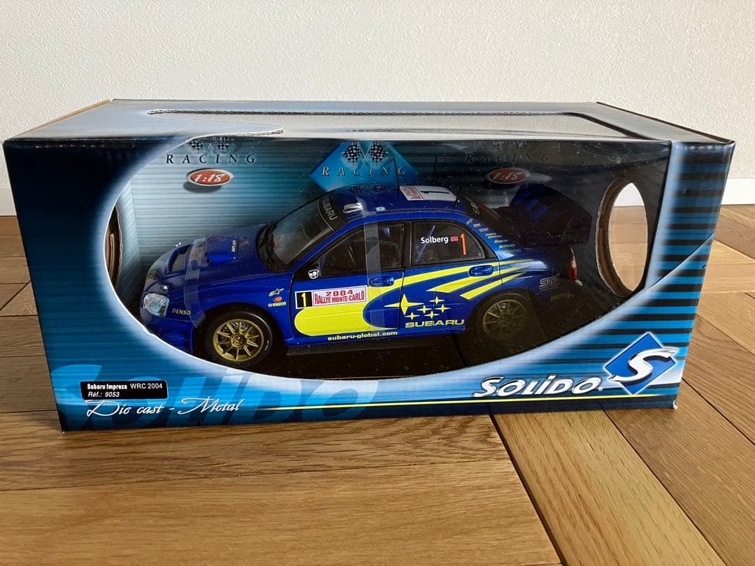 未開封 1/18 Solid スバルインプレッサ Subaru WRC 2004