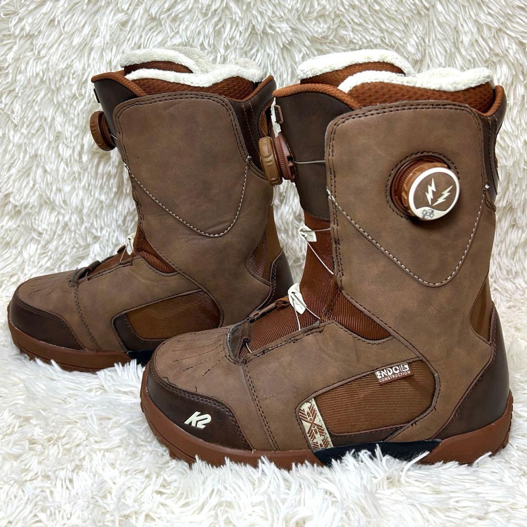 K2ARROW ステップオン　スノーボードブーツ ダブルBOA 24 レディース