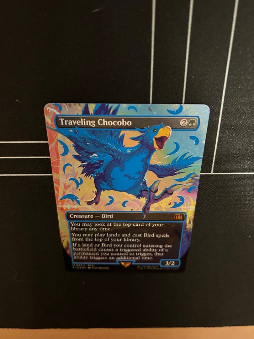 ぶ*ん様 Traveling Chocobo 旅するチョコボ　ネオンインク　青