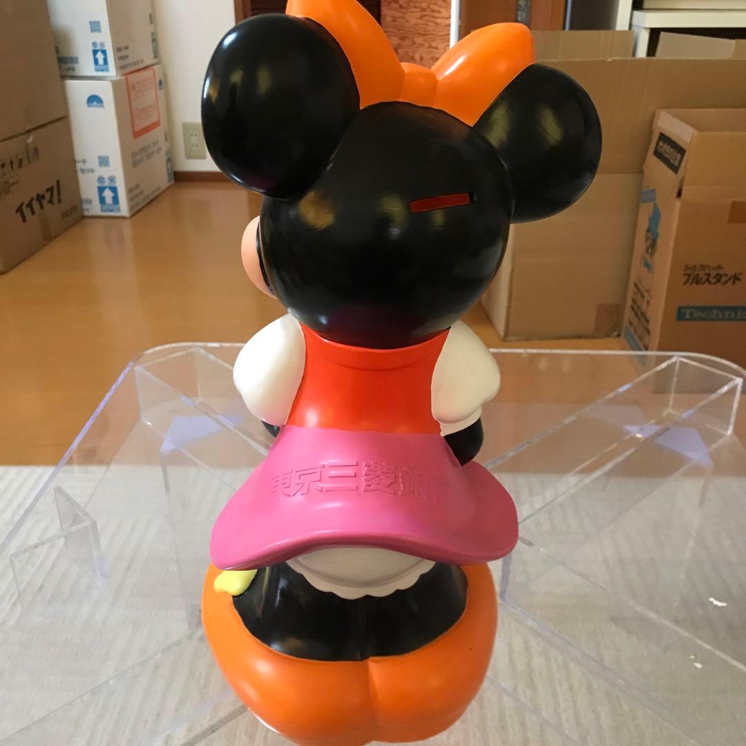 東京三菱銀行　貯金箱　ミニー　約35センチ