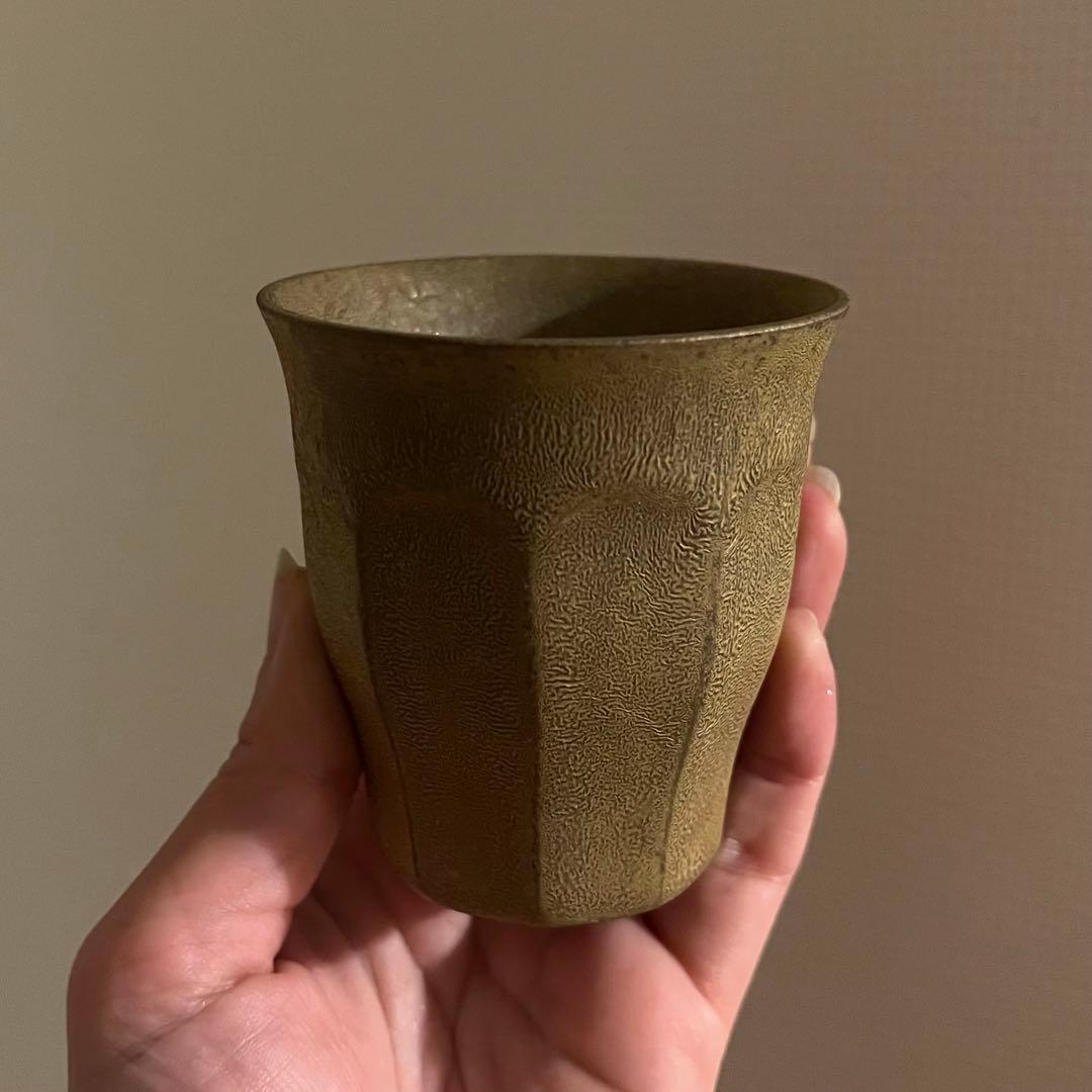 【⭐︎値下げしました⭐︎】未使用品　青木良太作　王様のブラックデュラカップ