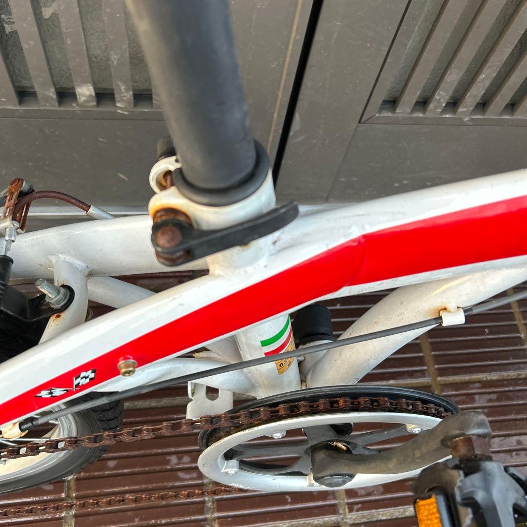 Ferrari(フェラーリ) レッド 折りたたみ自転車 20インチ シマノ7速