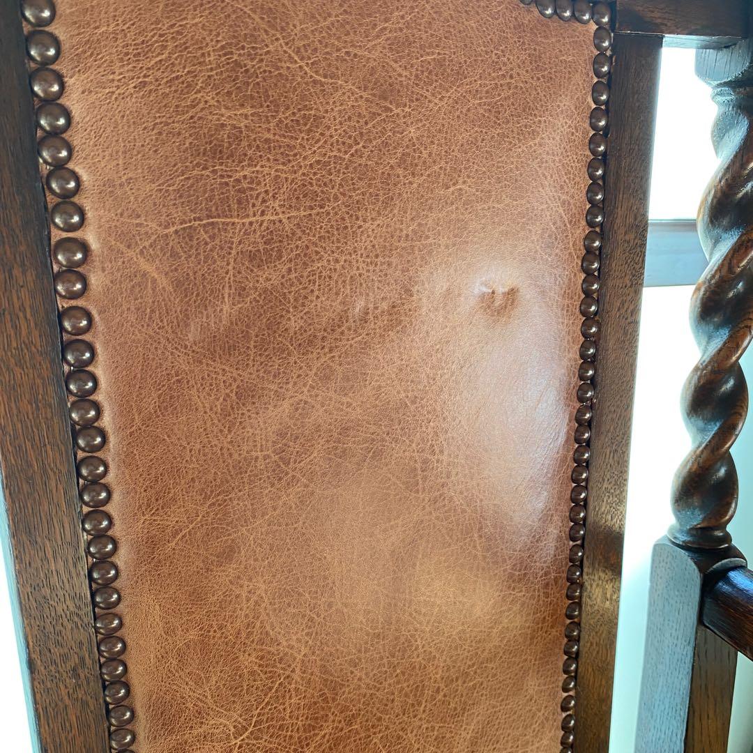 英国アンティーク ツイスト アームチェア