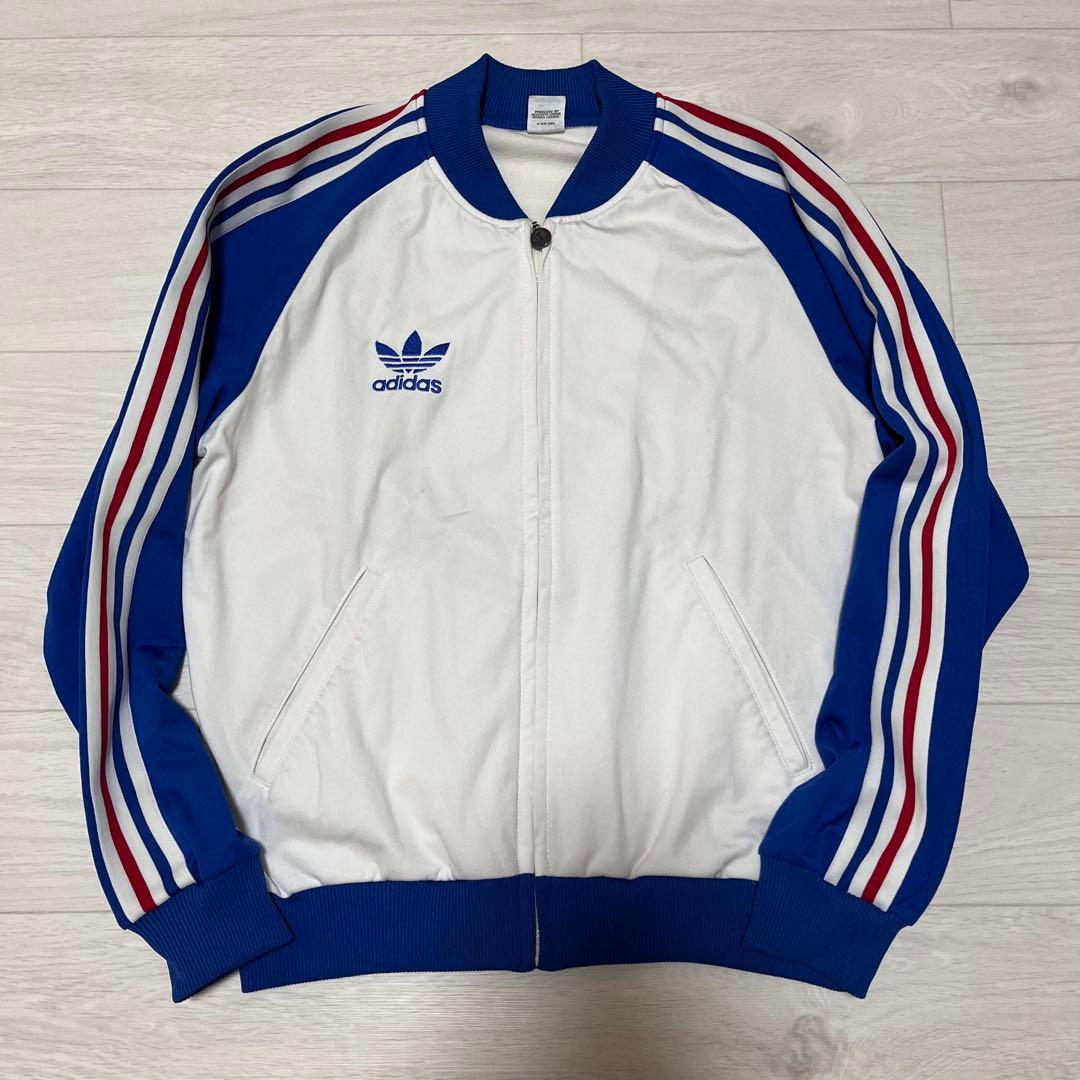 レア★80s【Old adidas】西ドイツタグ デサント製 トラックジャケット