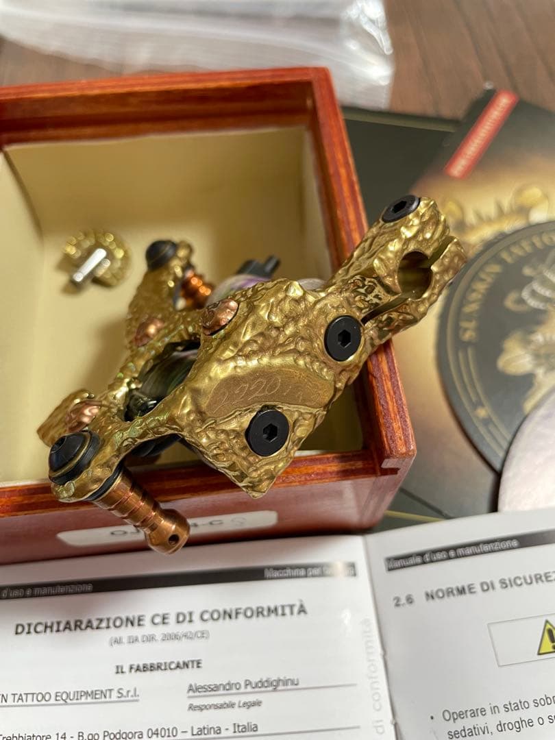 Sunskin tattoomachine LINERタトゥーマシン手製の機械