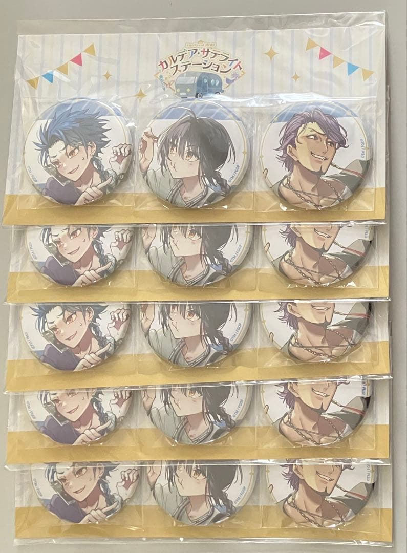 FGO カルデアサテライトステーション2025 メインビジュアル缶バッジセットB