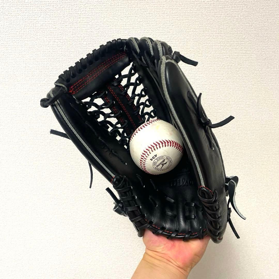 122 ウィルソン 極美品 即戦力 軟式 外野手用グローブ