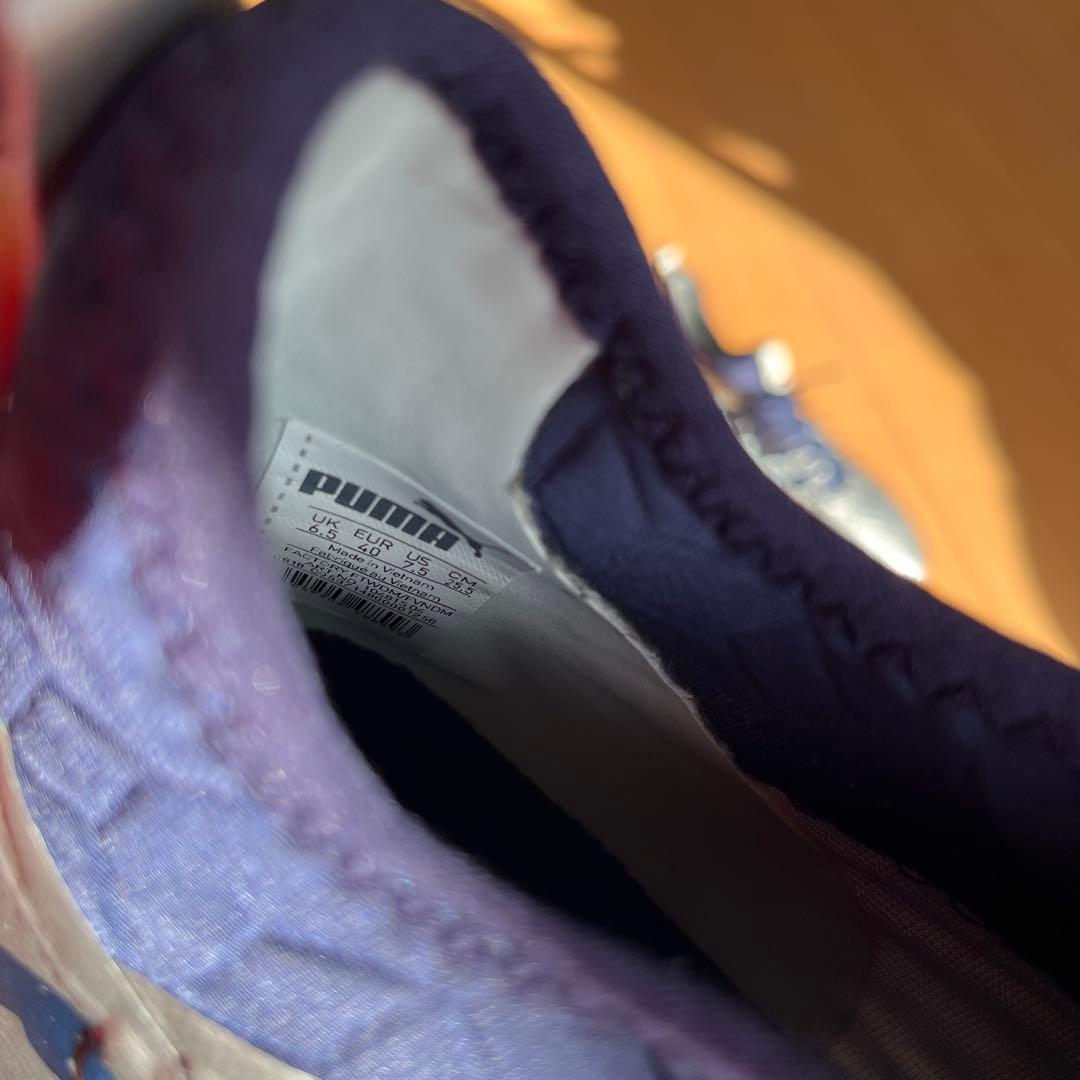 新品未使用❗️　PUMA スパイク 25.5㎝　 シルバー NET FIT