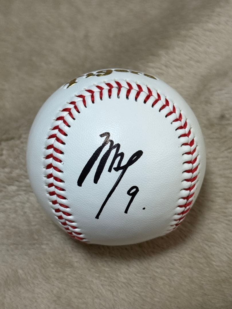 ラスト1 阪神タイガース　立石正広選手　直筆サインロゴボール