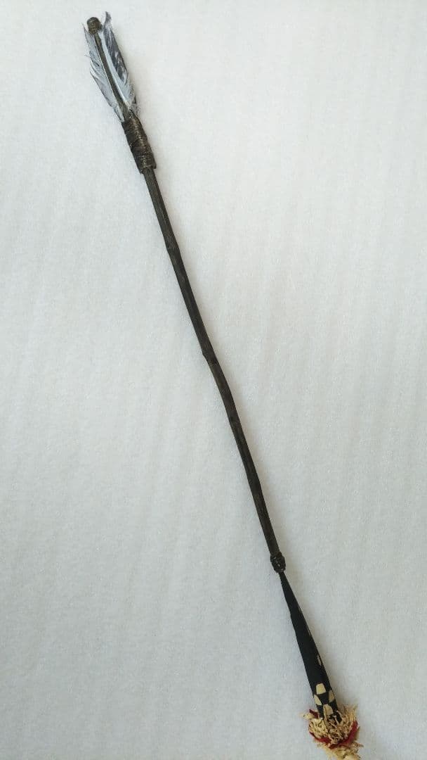 (値下げ)へペライ矢羽付き!　伝統古民具　アイヌ花矢