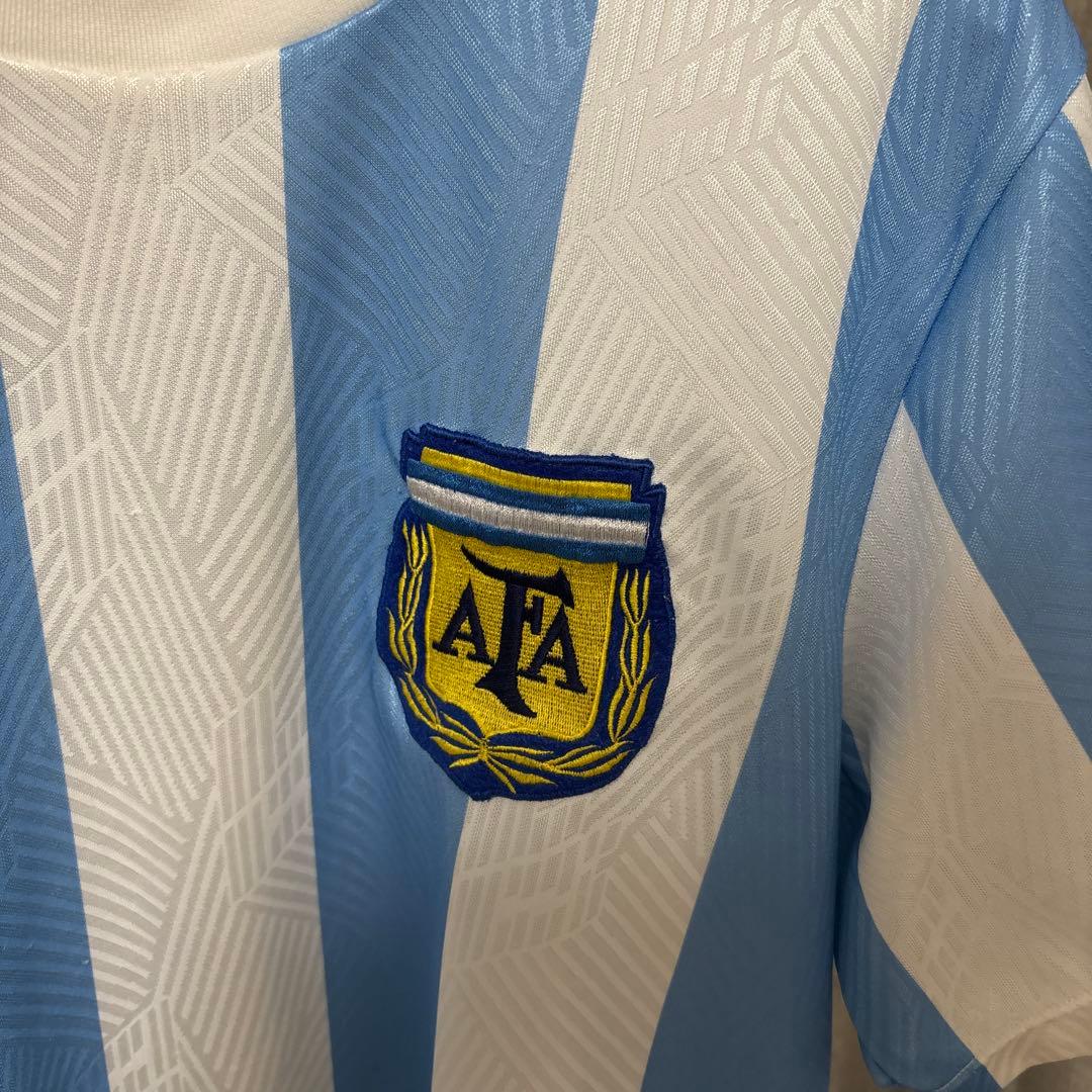 【貴重】アルゼンチン代表ユニフォーム　86ワールドカップ優勝　ルコック復刻モデル