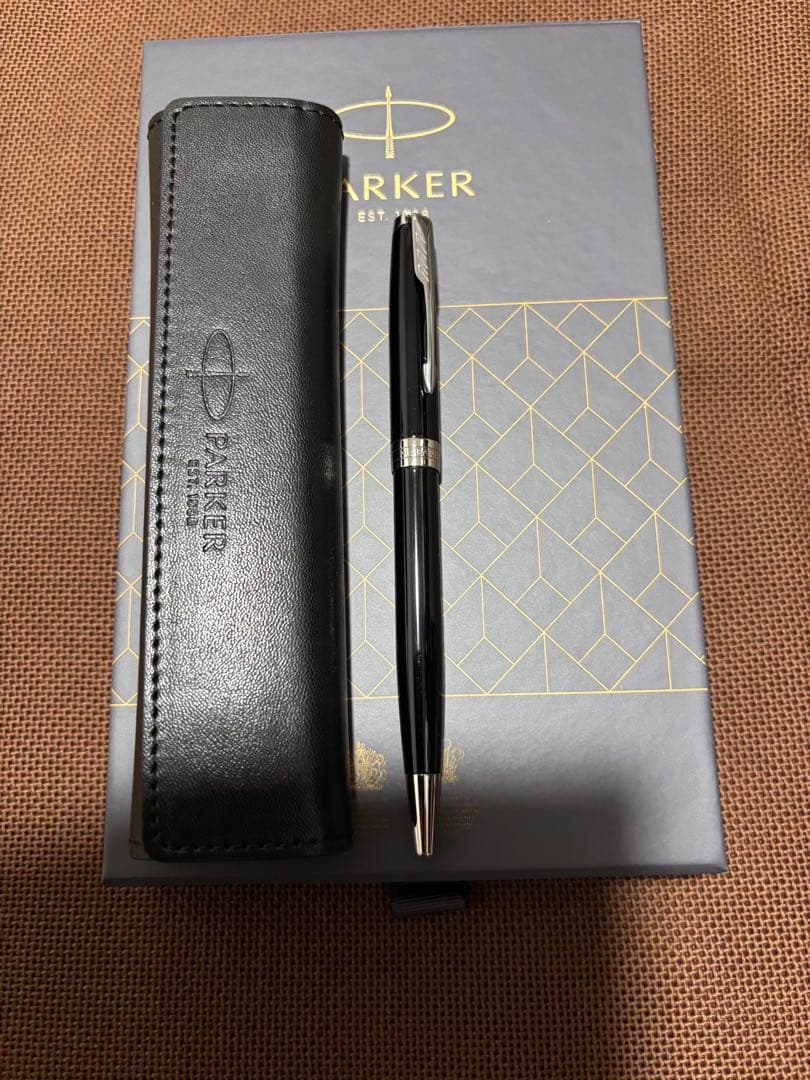 Parker ボールペン 本体 黒色 ケース付き