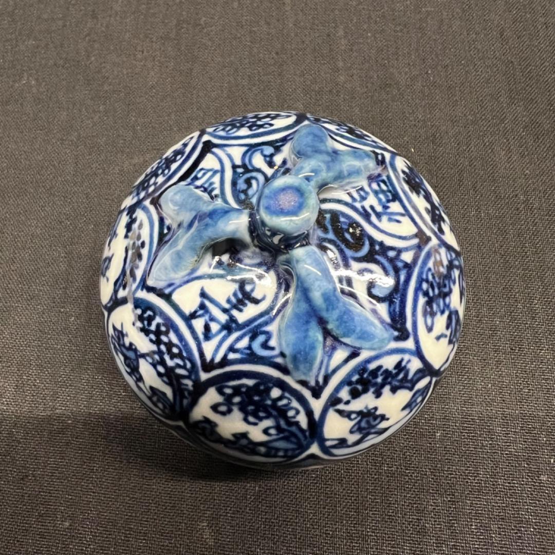 〇Ea右1021 香合 祥瑞蜜柑  五山窯 香道具 茶道具 共箱