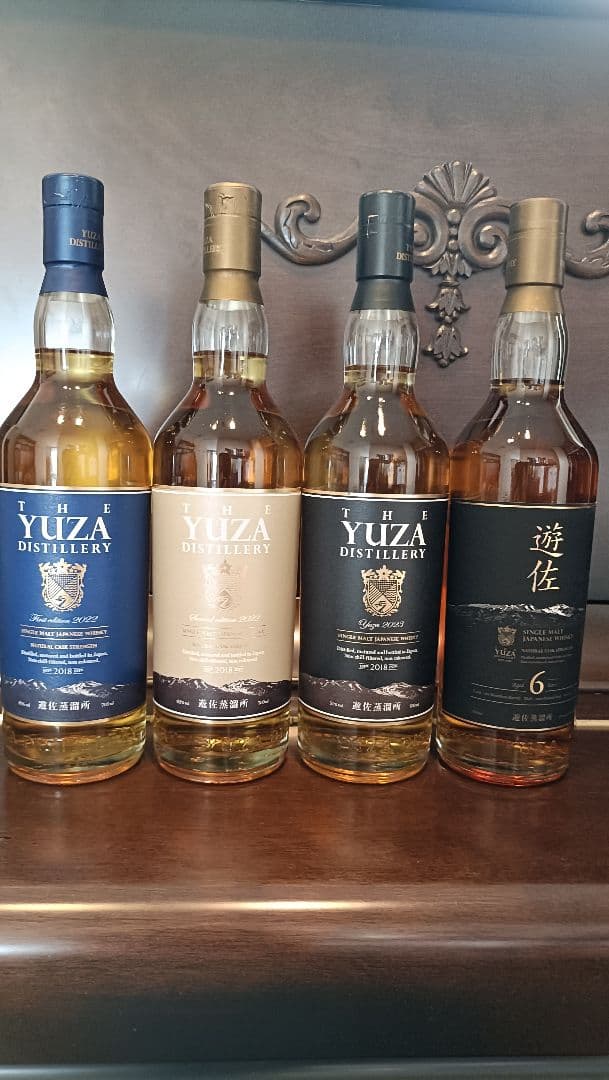 遊佐 YUZA DISTILLERY シングルモルトウイスキー 4本セット