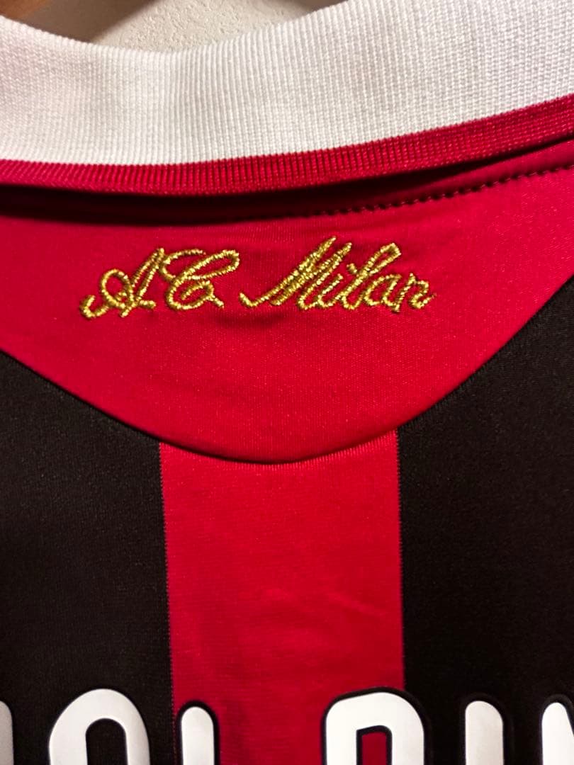 09/10ホームACミラン　ロナウジーニョ　長袖ユニフォーム