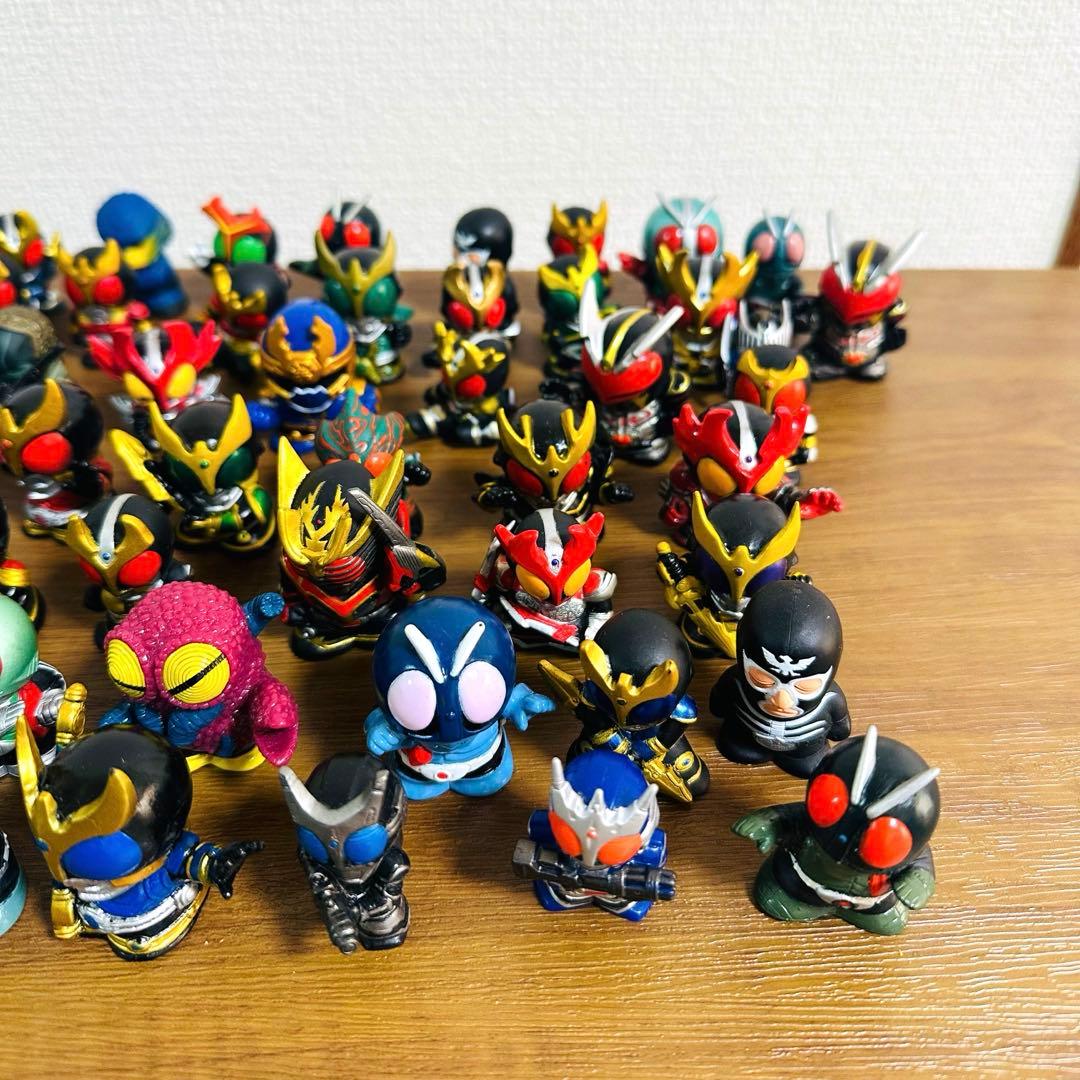 仮面ライダー　怪人　指人形　まとめ売り　90体　ソフビ　平成
