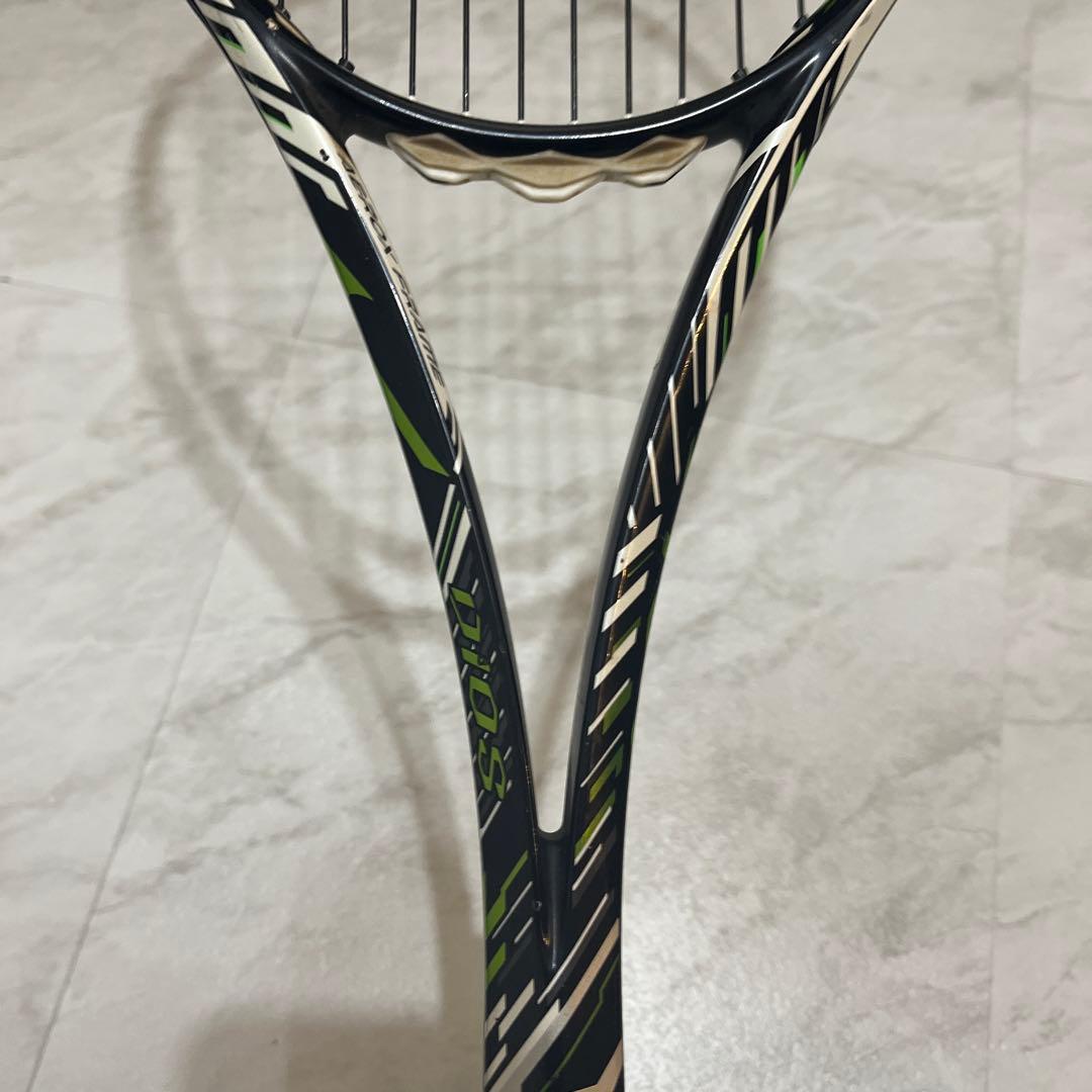 MIZUNO ミズノ ソフトテニスラケット　DIOS　50-R 黒 黄緑