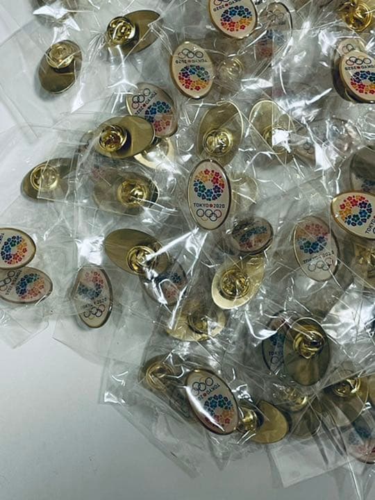 50個セット⭐️オリンピックピンバッジ招致楕円形五輪 Tokyo2020東京