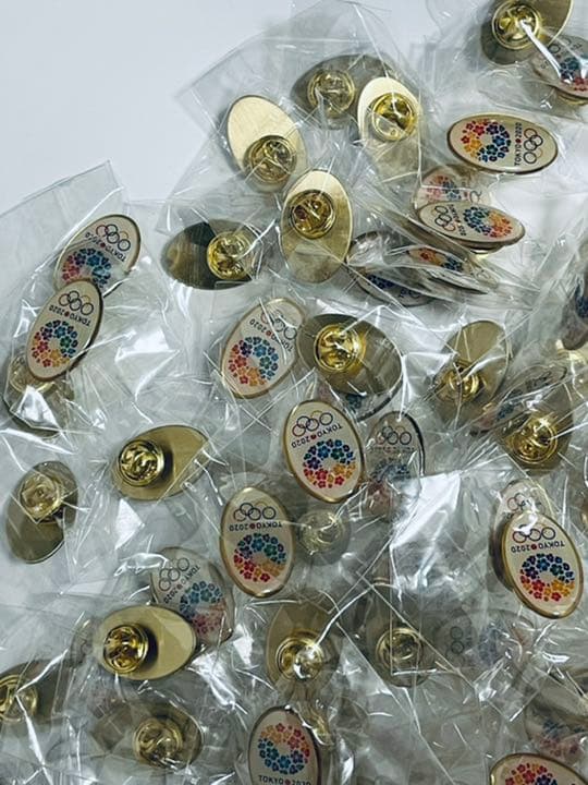 50個セット⭐️オリンピックピンバッジ招致楕円形五輪 Tokyo2020東京