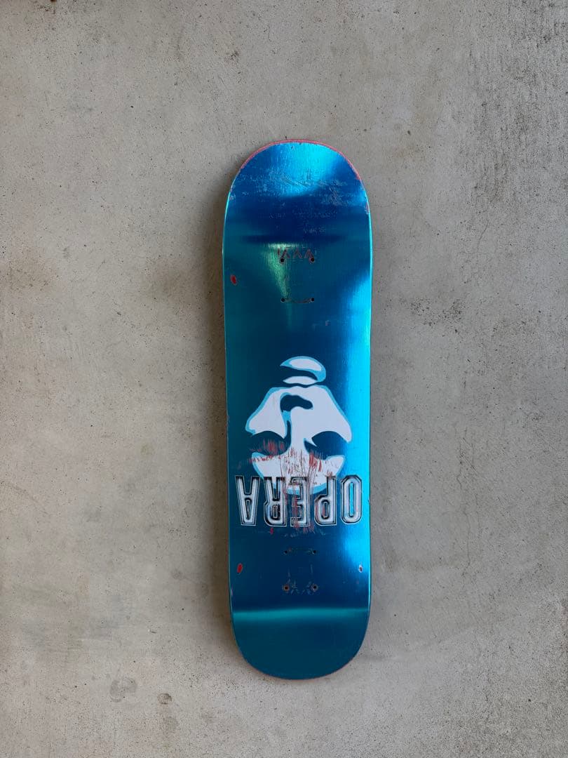 Opera スケートボードデッキ 青
