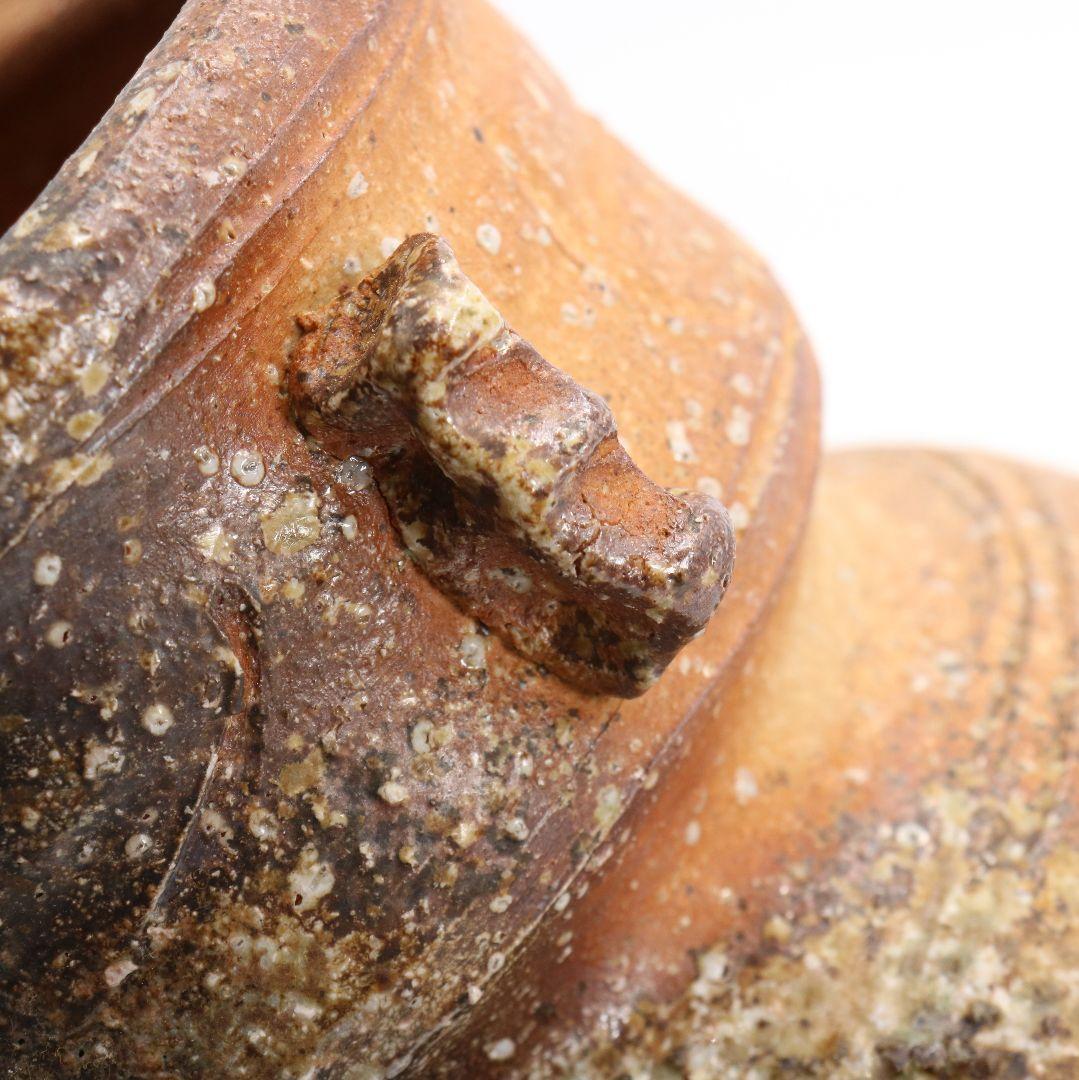 高橋楽斎作 信楽破れ袋水指 裏千家十五代 鵬雲斎書付 茶道具　M520　DD