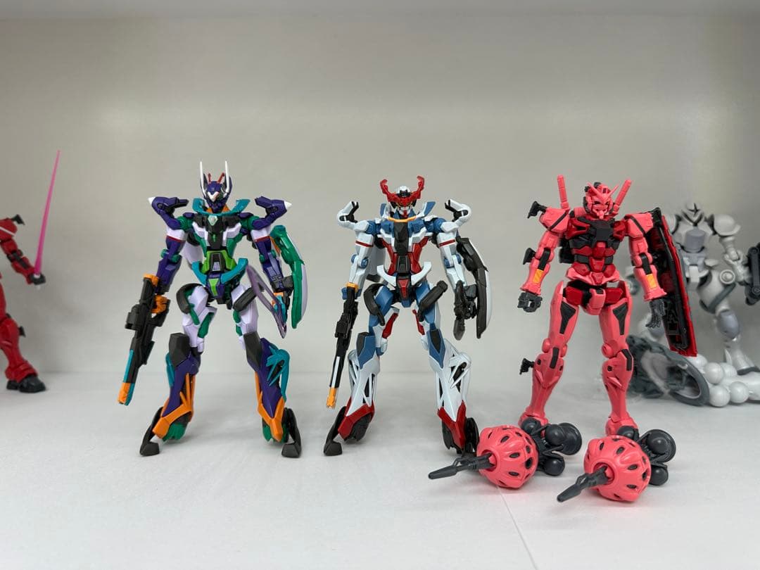 ジークアクス系　ガンプラ組立済みジャンク品12体セット