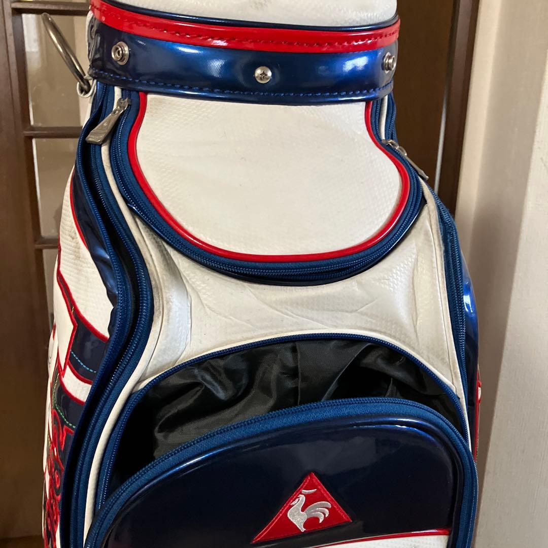 Le coq sportif ルコックスポルティフ　キャディバッグ　白