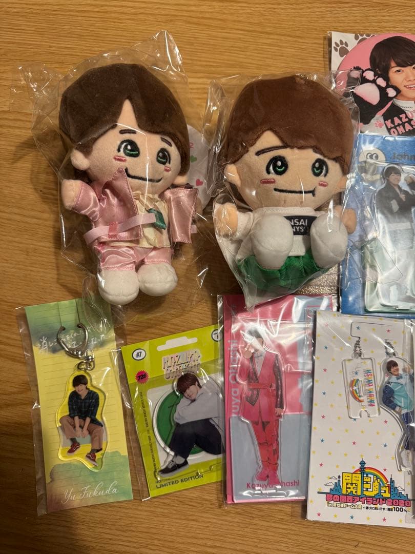 大橋和也　ちびぬい　アクリルスタンド　缶バッジ