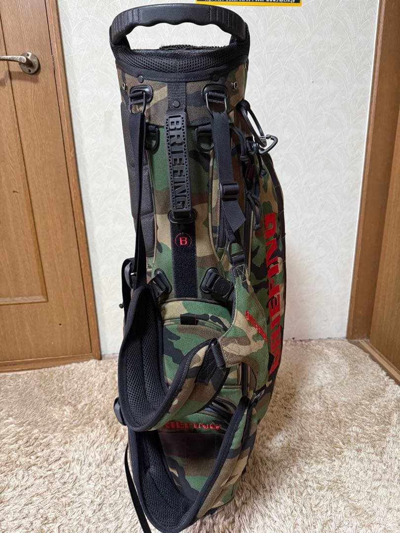 訳あり　BRIEFING 迷彩 ゴルフバッグ・キャディバッグ