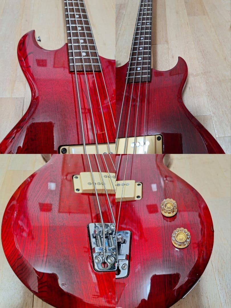 マツモク製 Aria Pro II CSB-380 1981年製　当時のケース付