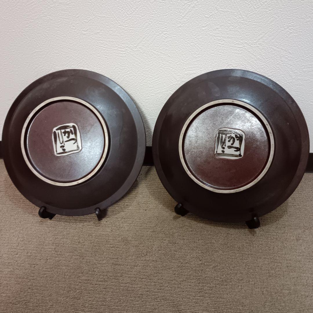 佐藤勝彦 陶器 絵皿 2枚(顔1顔4)セット 仏様 お地蔵様 大型 サイン 希少