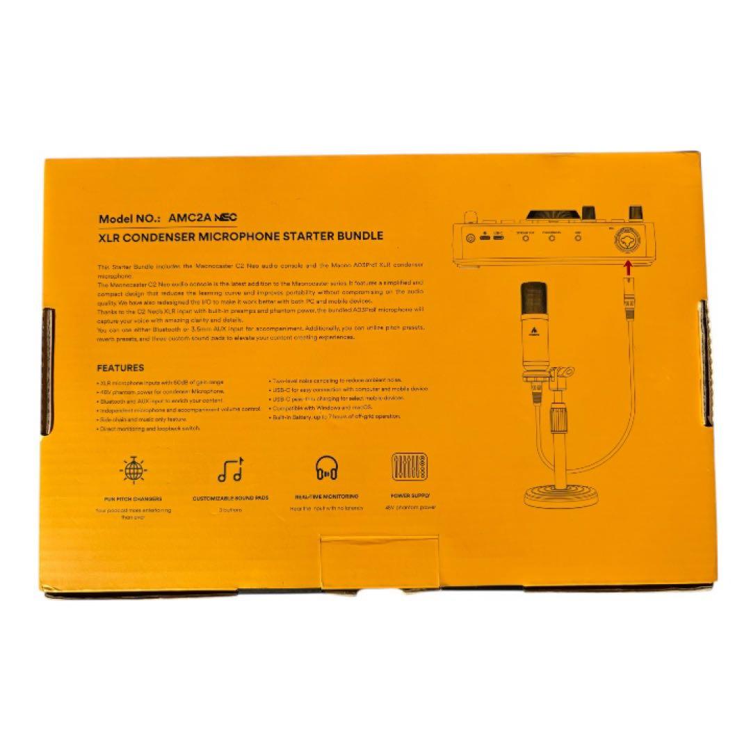 maono Caster C2 XLRコンデンサーマイクセット 配信 / 録音