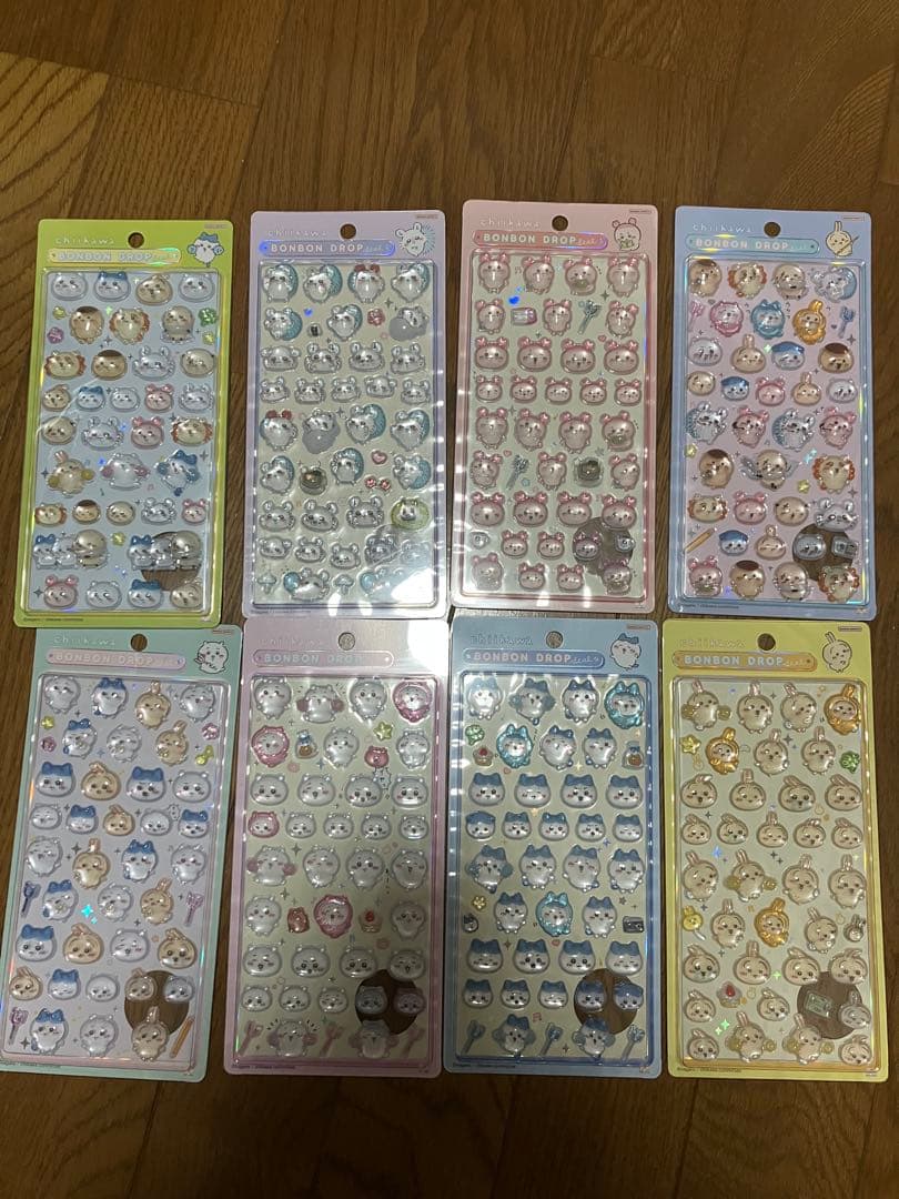 ちいかわ　ボンボンドロップシール　第一弾第二弾　コンプリート　全種