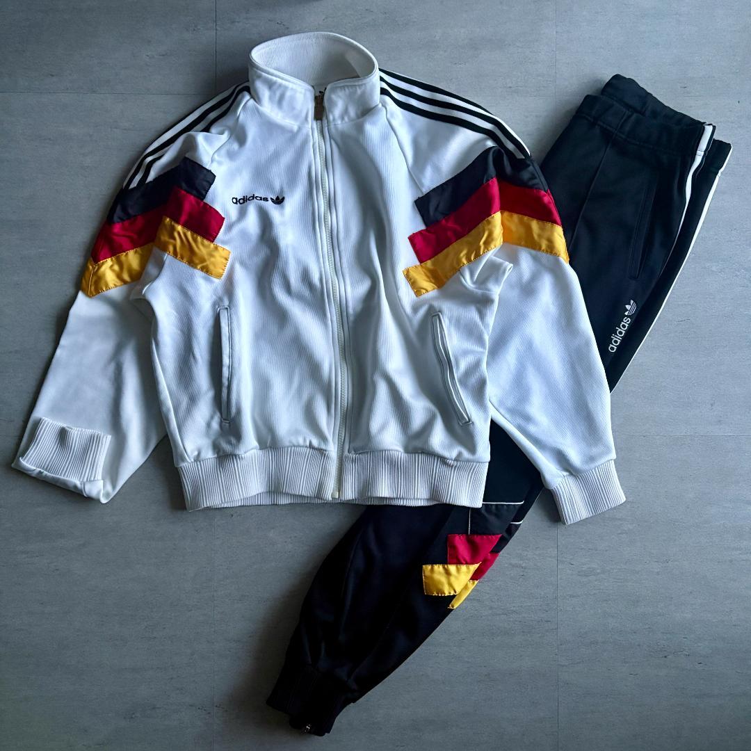 adidas トラックジャケット セットアップ ドイツ ジャージ トレフォイル