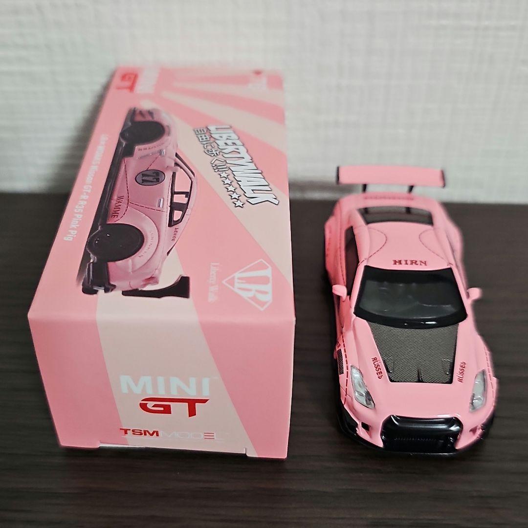 MINI GT LB★WORKS Nissan GT-R R35 ピンク 76