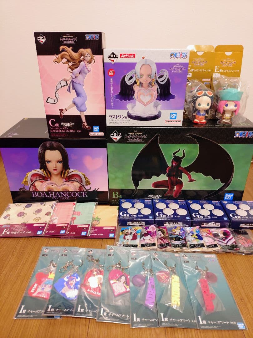 一番くじ　ワンピース　メモリーオブヒロインズ　A・B・C・ラストワン賞他下位賞